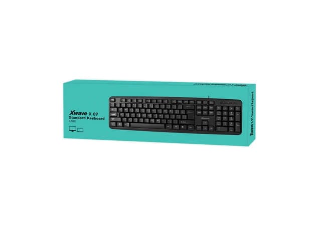 Xwave X 07 Tastatura USB,USA slova,crna