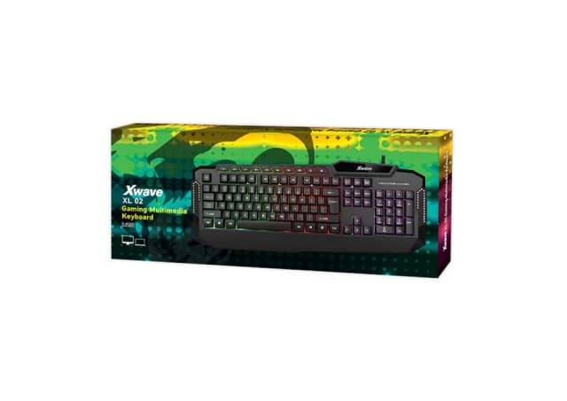 Xwave XL 02 Tastatura gejmerska multimedijalna sa RGB pozad.osvetljenjem,USA