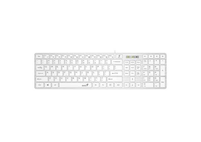 GENIUS SlimStar 126 USB US bela tastatura