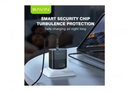 Bavin punjač GaN 45W-PD USB-C crna Bavin punjač GaN 45W-PD USB-C crna