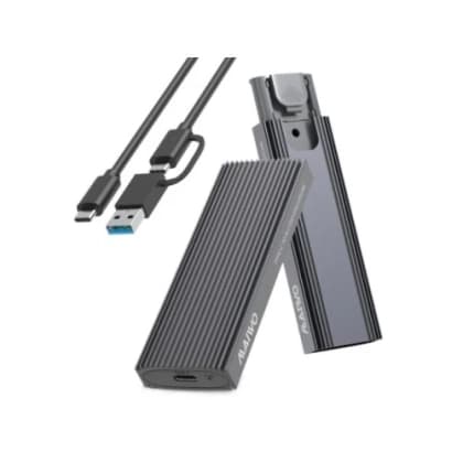 Externo kućište za M.2 NVME/SATA 3.2 Tip C/USB A Maiwo K1691P Externo kućište za M.2 NVME/SATA 3.2 Tip C/USB A Maiwo K1691P