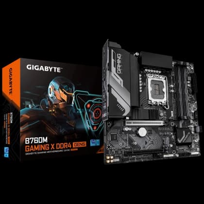Gigabyte LGA1700 , Intel B760M GAMING X DDR4 GEN5, 4x DDR4 DIMM Gigabyte LGA1700 , Intel B760M GAMING X DDR4 GEN5, 4x DDR4 DIMM