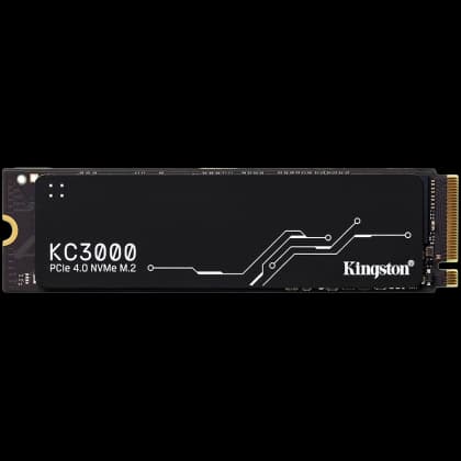 Kingston KC3000 1024GB SSD, M.2 2280, PCIe 4.0 NVMe, Read/Write 7000/6000MB/s, Random Read/Write: 900K/1000K IOPS Kingston KC3000 1024GB SSD, M.2 2280, PCIe 4.0 NVMe, Read/Write 7000/6000MB/s, Random Read/Write: 900K/1000K IOPS