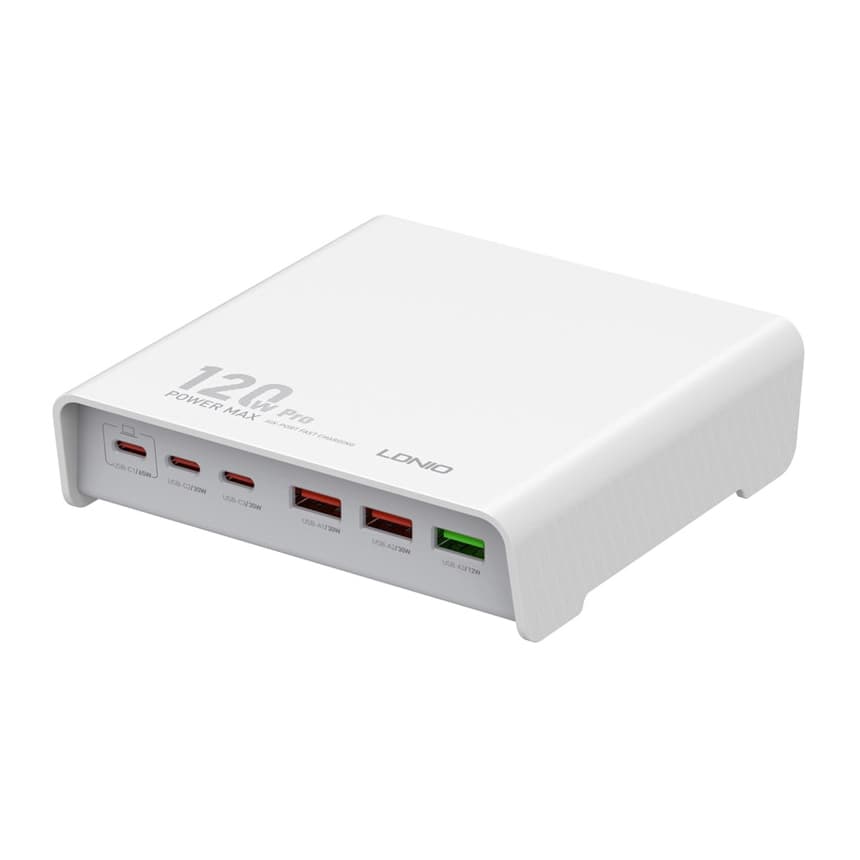 Kucni punjac LDNIO Super Fast Charger Q605 120W Pro beli 1 Kucni punjac LDNIO Super Fast Charger Q605 120W Pro beli 1