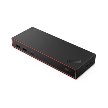 Lenovo Think ThinkPad USB4 Dock 5000, Front ports: 2 x USB-A 3.2 Gen 2 (1x Always ON, 12W) 1 x USB-C 3.2 Gen 2 (Always ON 7.5W ); Back Ports: 2 x USB-A 3.2 Gen 2 4.5W 1 x USB-C 3.2 Gen 2 FullFunction 7.5W Lenovo Think ThinkPad USB4 Dock 5000, Front ports: 2 x USB-A 3.2 Gen 2 (1x Always ON, 12W) 1 x USB-C 3.2 Gen 2 (Always ON 7.5W ); Back Ports: 2 x USB-A 3.2 Gen 2 4.5W 1 x USB-C 3.2 Gen 2 FullFunction 7.5W