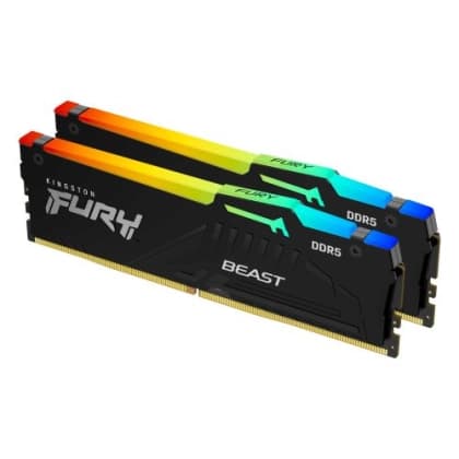 RAM DDR5 Kingston 32GB (2x16GB kit) 5600MT/s KF556C36BBEAK2-32 Fury Beast RGB EXPO RAM DDR5 Kingston 32GB (2x16GB kit) 5600MT/s KF556C36BBEAK2-32 Fury Beast RGB EXPO