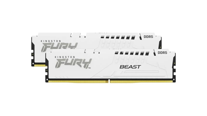 RAM DIMM DDR5 32GB (2x16GB) 5200MHz Kingston Fury Beast White KF552C40BWK2-32 1 RAM DIMM DDR5 32GB (2x16GB) 5200MHz Kingston Fury Beast White KF552C40BWK2-32 1