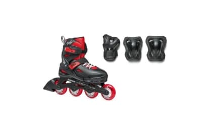 ROLERI ROLLERBLADE FURY COMBO SA ŠTITNICIMA black-red ROLERI ROLLERBLADE FURY COMBO SA ŠTITNICIMA black-red