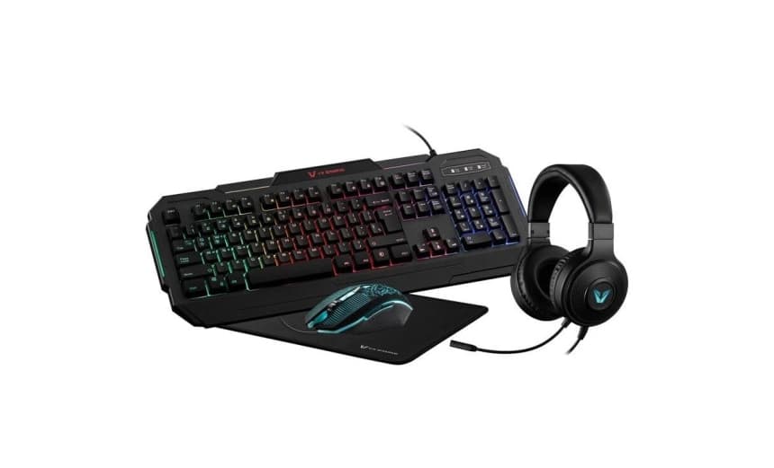 Tastatura + miš + podloga + slušalice USB Volkano VX Herac VX-147-BKV3 US crna 1 Tastatura + miš + podloga + slušalice USB Volkano VX Herac VX-147-BKV3 US crna 1