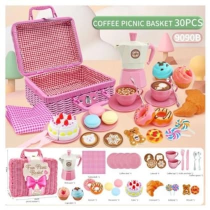 HK MINI IGRAČKA KOFER ZA PIKNIK, ROZE HK MINI IGRAČKA KOFER ZA PIKNIK, ROZE