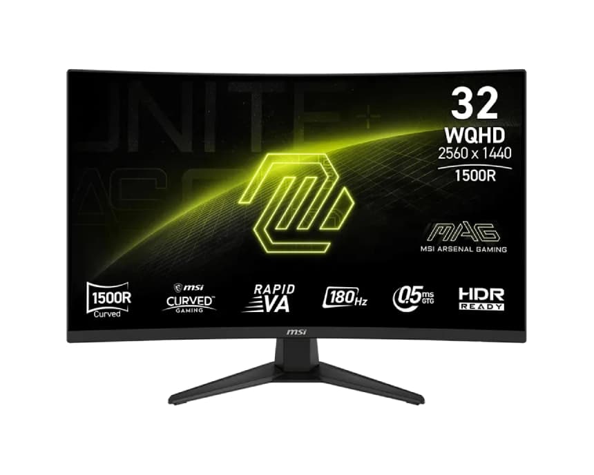 32 Inca MSI 32 inča MAG 321CQF E18 WQHD 2560x1440 180Hz FreeSync zakrivljeni ...